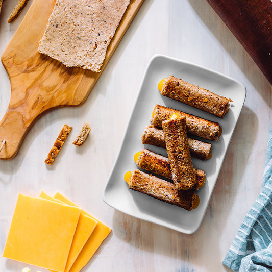 Garlic Butter Grilled Cheese Rollups