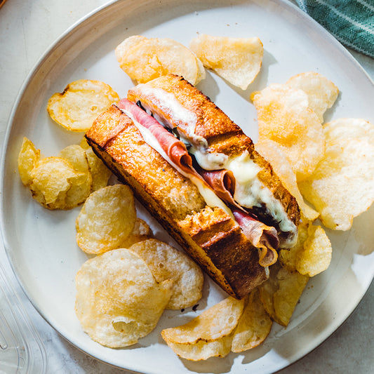 Basil Prosciutto Grilled Cheese