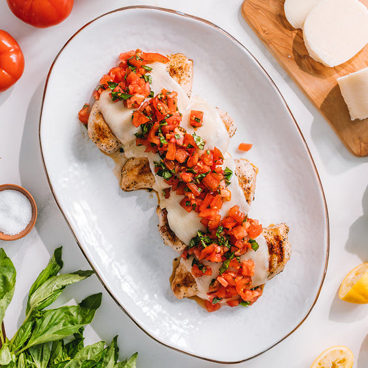 Lemon Herb Grilled Bruschetta Chicken