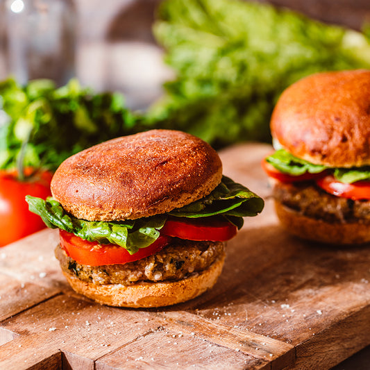 Garlic Turkey Burgers