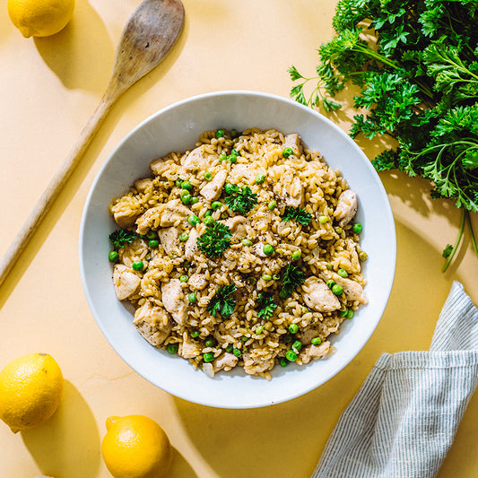 One-Pot Lemon Herb Chicken Orzo
