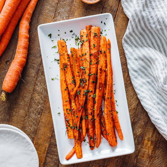 Cinnamon Brown Sugar Roasted Carrots