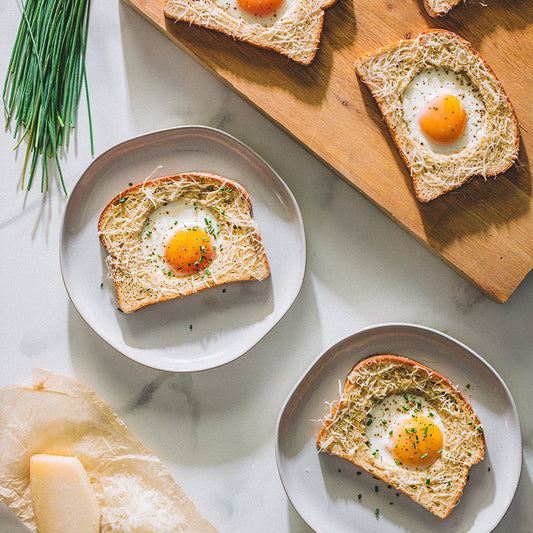 Sheet Pan Eggs In a Basket