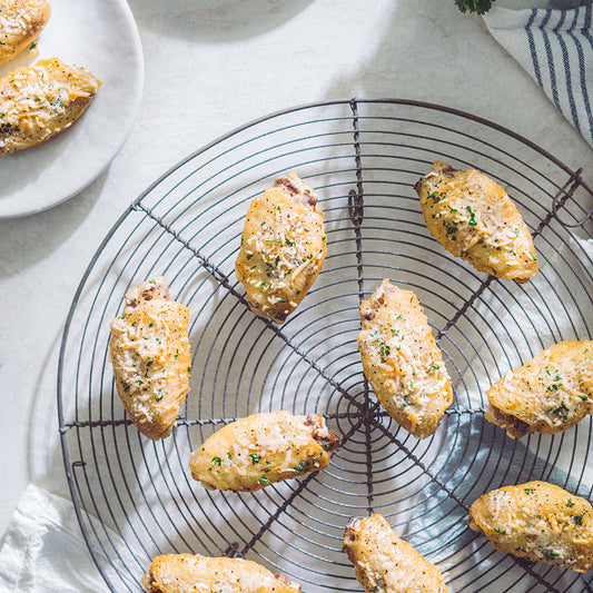Baked Chicken Wings with Garlic Better Butter
