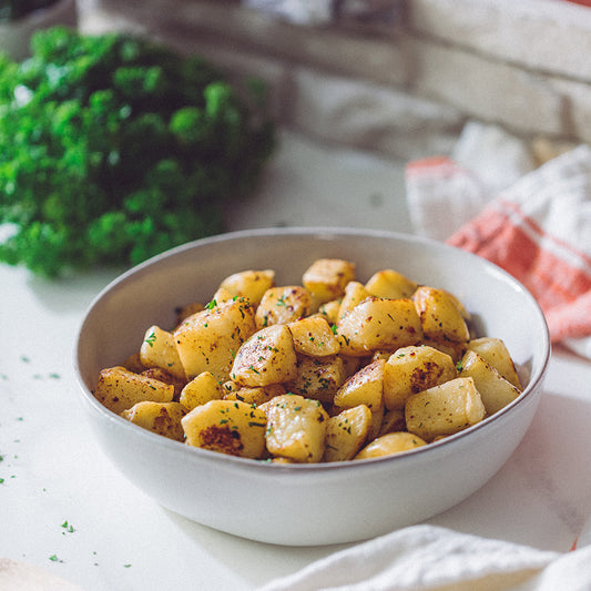 Better Butter Craft Butter's Steakhouse Craft Butter on pot breakfast potatoes