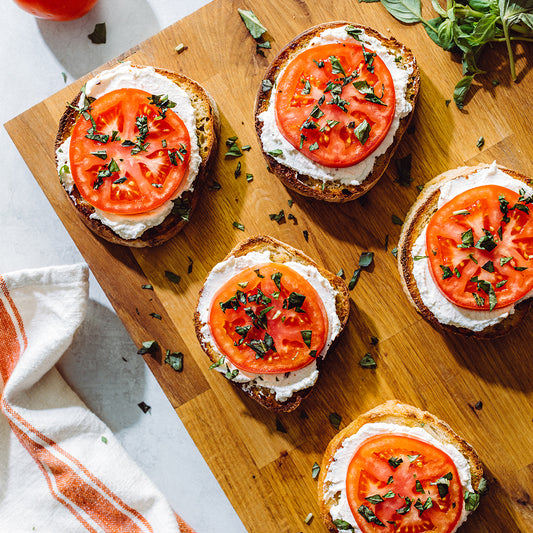 Better Butter Garlic Tomato Toast