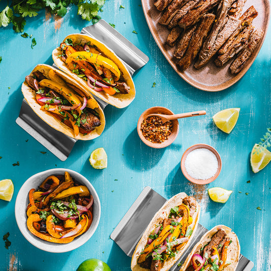 Hatch Chile Butter Steak Fajitas