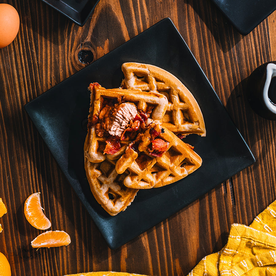 Cinnamon Bacon Waffles