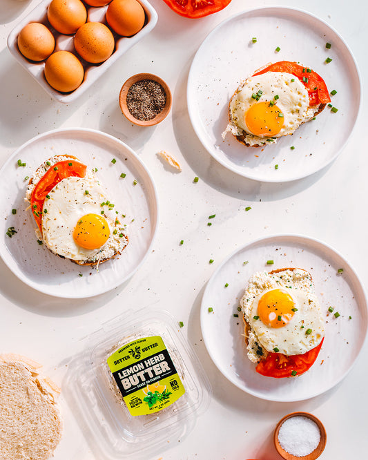 Tomato, Egg & Ricotta Lemon Toast