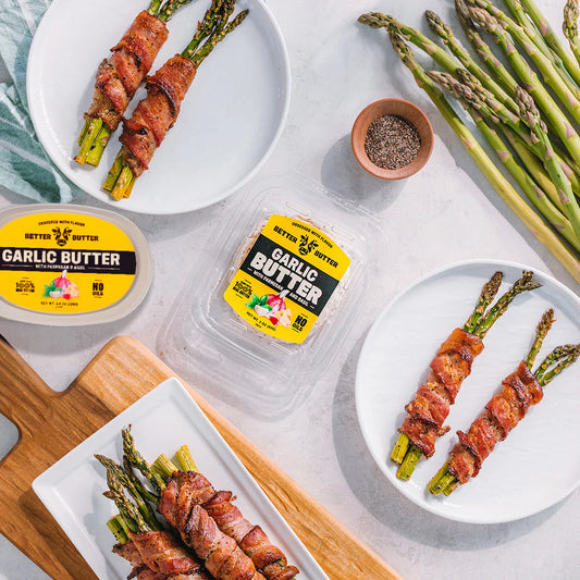Garlic Bacon-Wrapped Asparagus