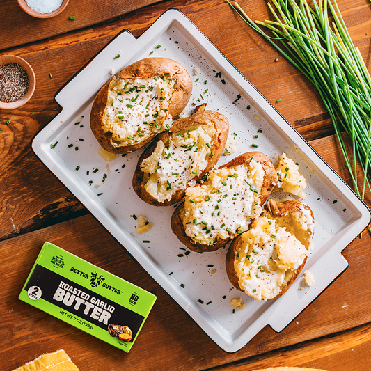 Roasted Garlic Baked Potato