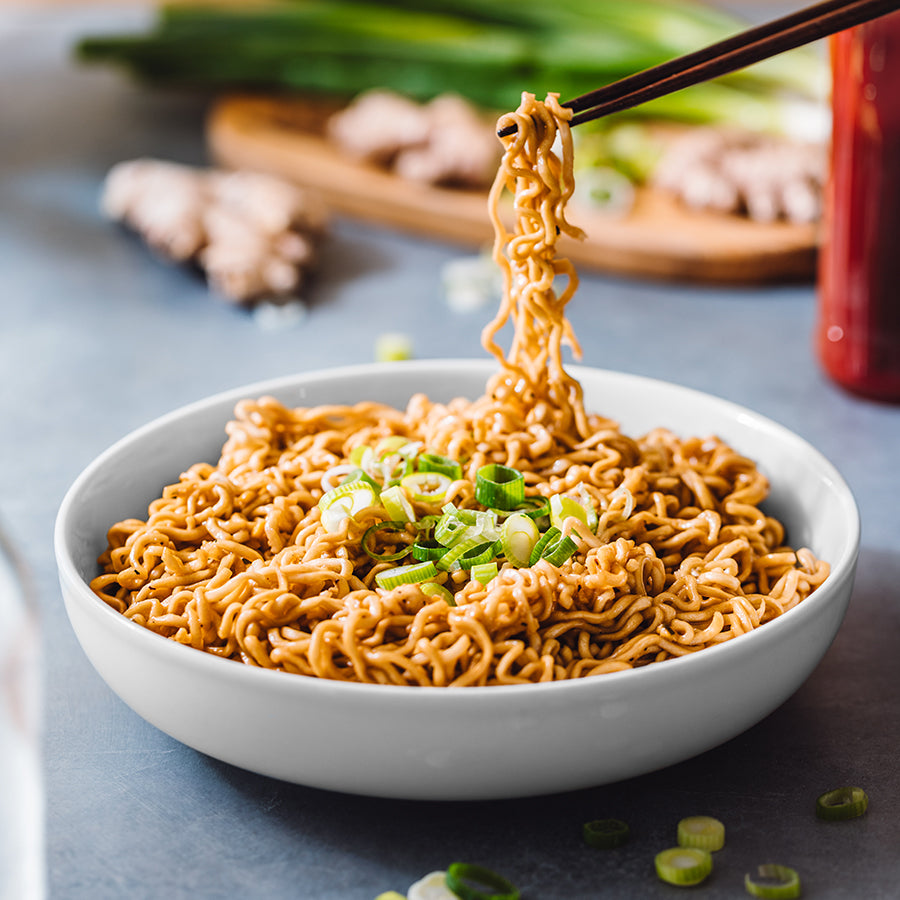 Sesame Ginger Garlic Ramen Noodles