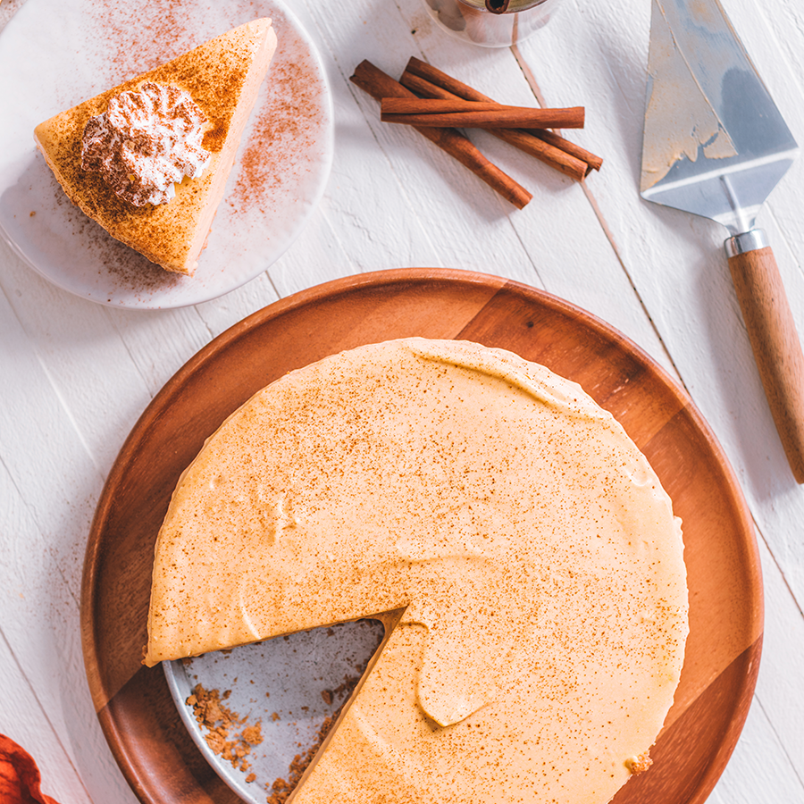 No-Bake Pumpkin Cheesecake