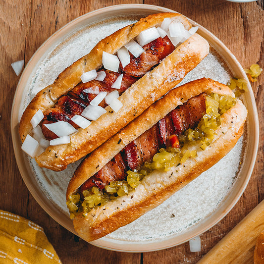 Bacon-Wrapped Hot Dogs