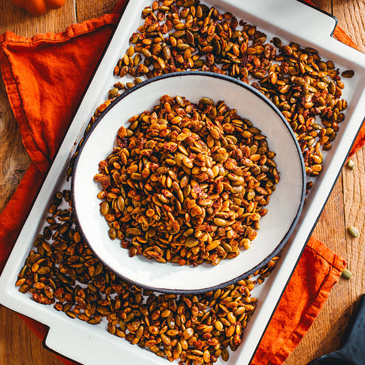 Baked Cinnamon Pumpkin Seeds