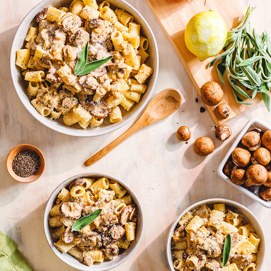 Creamy Black Truffle Fall Pasta