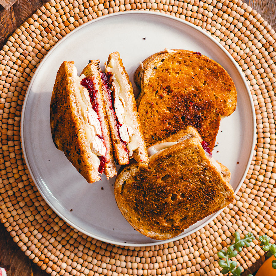 Steakhouse Turkey & Cranberry Leftover Grilled Cheese