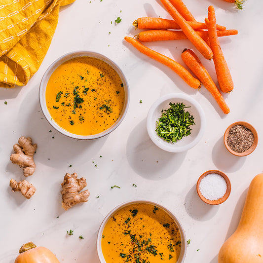 Turmeric, Ginger & Carrot Soup