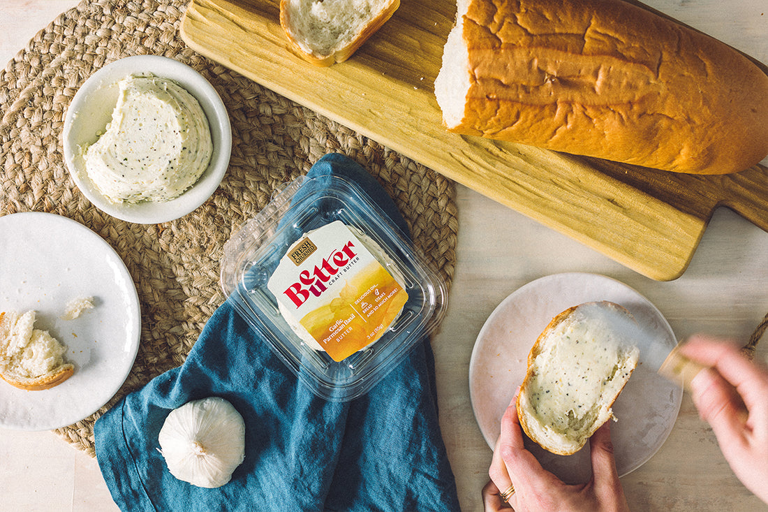 Garlic Parmesan Basil Butter