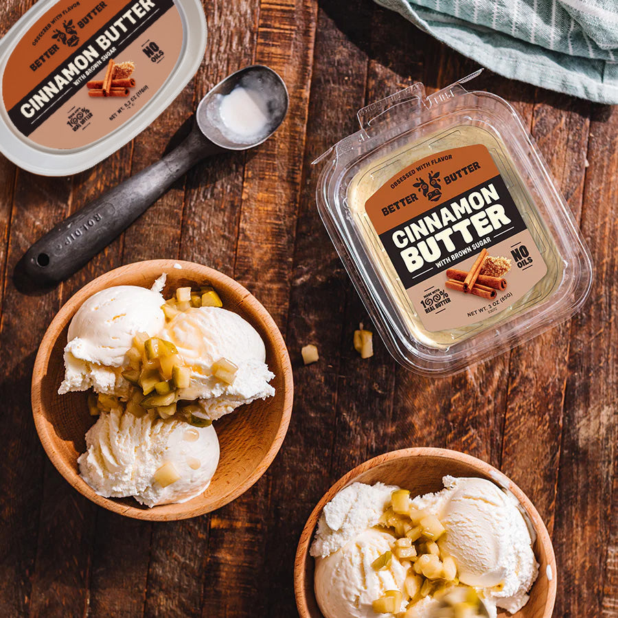 Cinnamon Apple Ice Cream Sundae